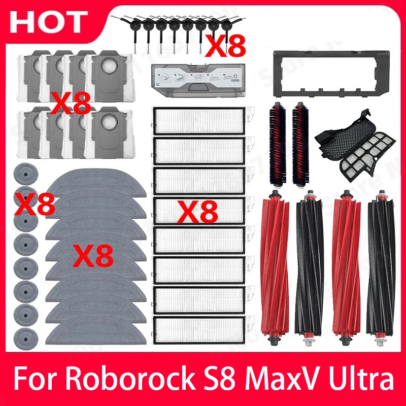 �y�Z�[�����zRoborock S8 MaxV Ultra ���{�b�g�|���@�A�N�Z�T���[ ���b�v�N���X �|���@�o�b�O �T�C�h�u���V �t�B���^�[ �����\�ȃX�y�A�p�[�c
