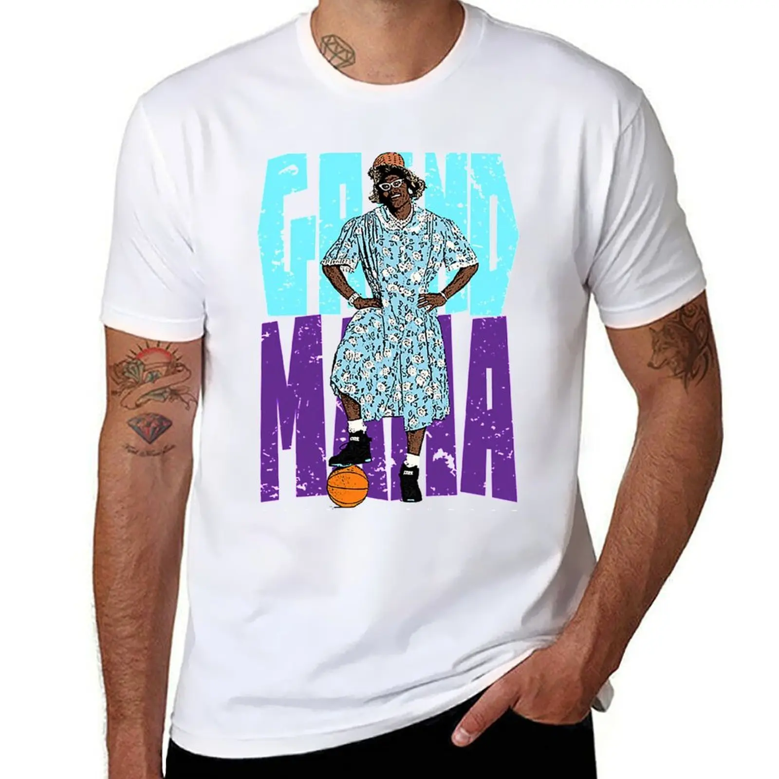 

Grandmama T-Shirt cotton t shirt man anime tshirt T-Shirt
