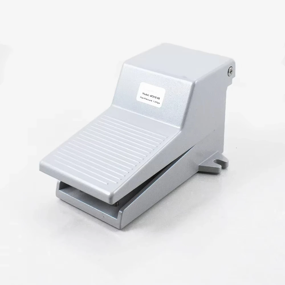 5 Port 2 Position 4F210-08 Pneumatic 1/4'' Pneumatic Air Foot Switch Controller Sewing Machine Foot Control Pedal