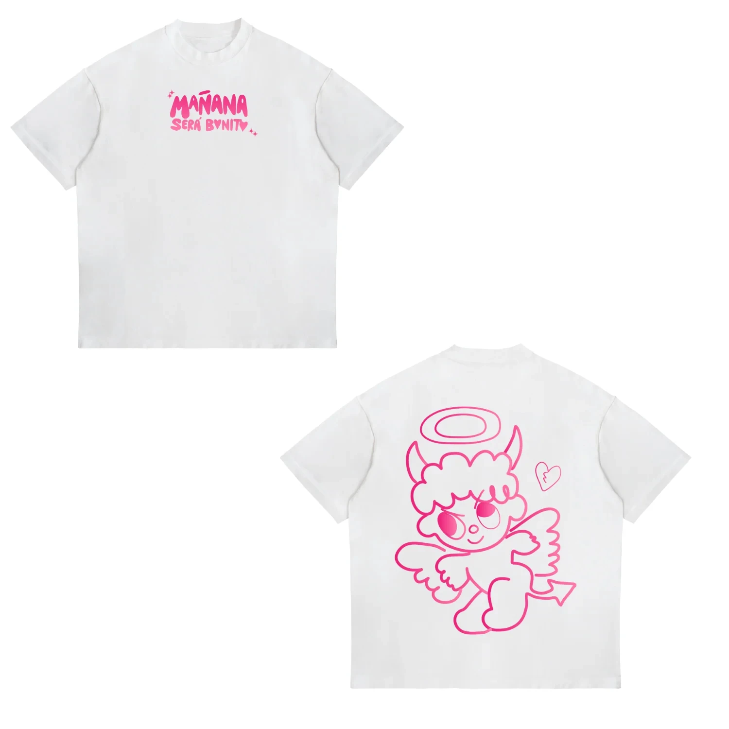 Camiseta Estampada Manana Sera Bonito, Camiseta Gráfica Karol G Bichota para Hombre y Mujer, Camisetas Extra Grandes de Verano, Ropa Deportiva Informal de Algodón