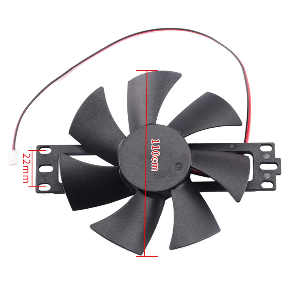 التعريفي طباخ مروحة التبريد DC18V البلاستيك سبعة شفرة فرش مروحة التبريد 130*110*20 مللي متر التعريفي طباخ مروحة التبريد الرئيسية
