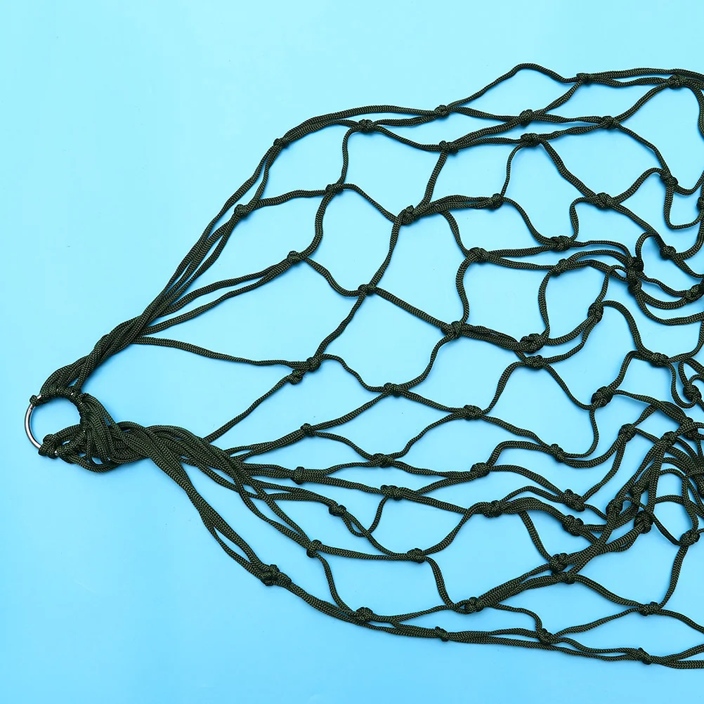 

Durable Outdoor Mesh Hammock Army Green 240x80cm Thick Nylon Sleeping Net Bed Rope Hammock Portable for Camping Hiking Travel