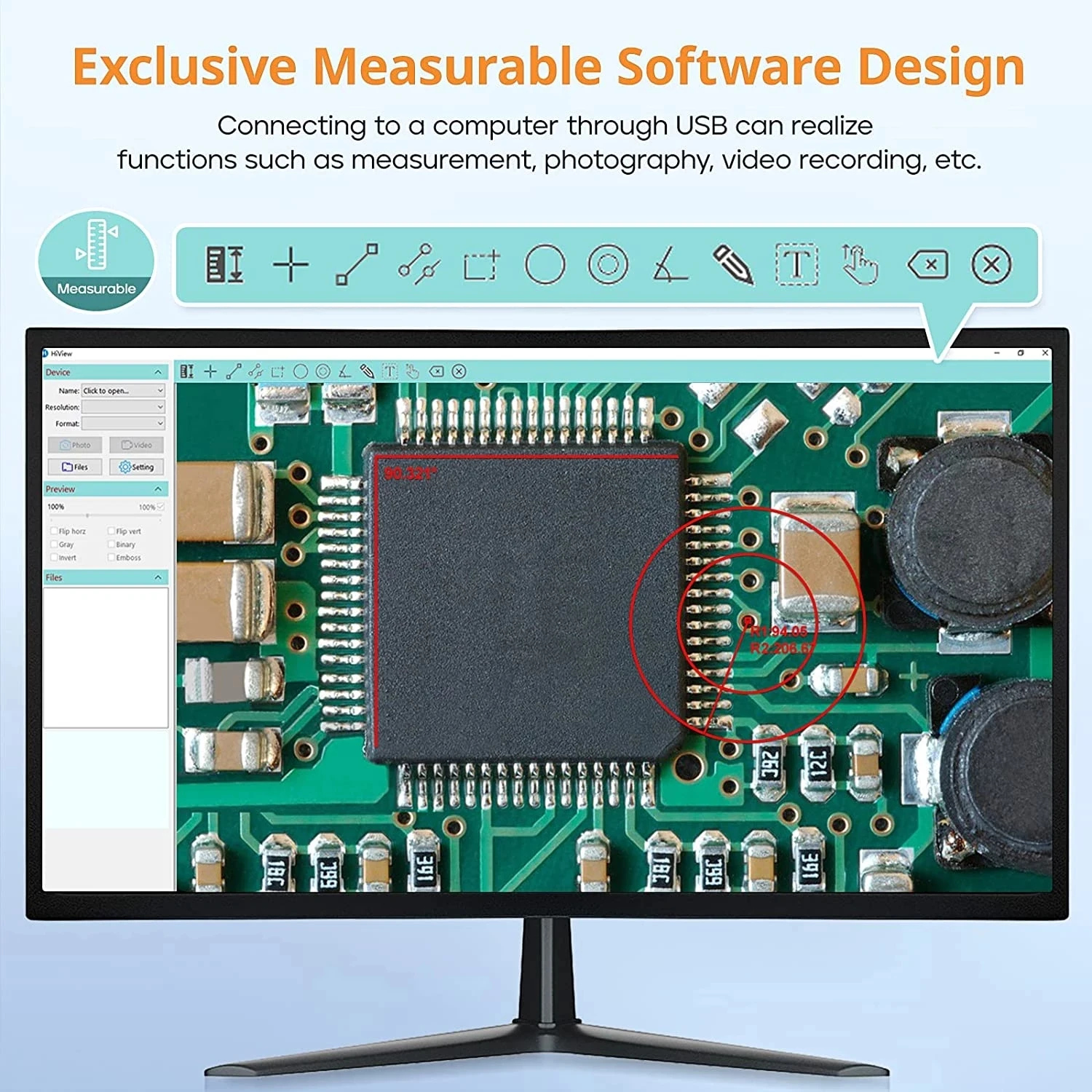 Hot Microscope 1200X Adjustable LCD Display 12MP USB Digital Microscope Soldering Electronic PCB Inspection Continuous Tool