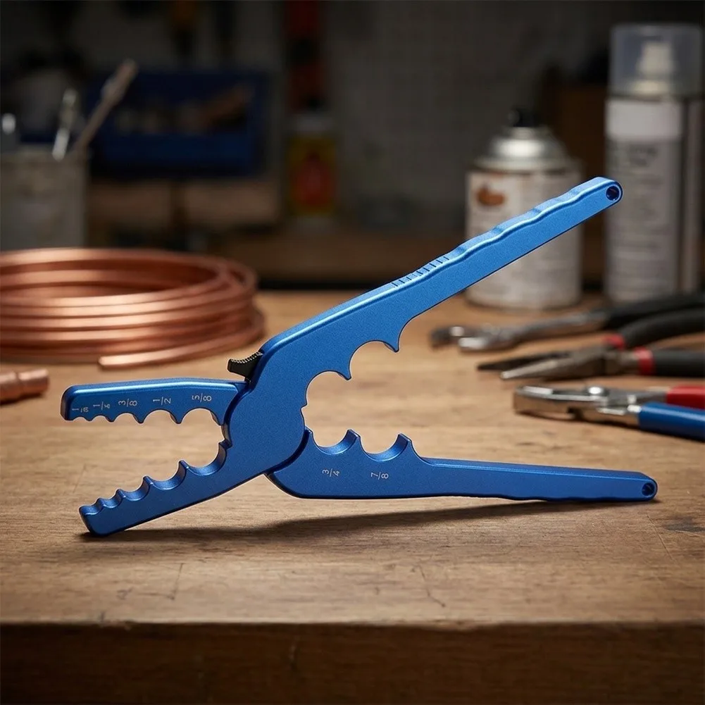 Pipes Bend Repair Pliers Copper Tube Repair Plier Home Repair Professional Use Black, Blue, Red optional Aluminum Alloy Material