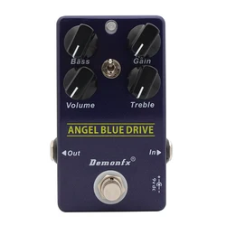 Demonfx-Angel Blue Drive Guitar Effect Pedal, Overdrive Clone TM V2.0 Overdrive, New