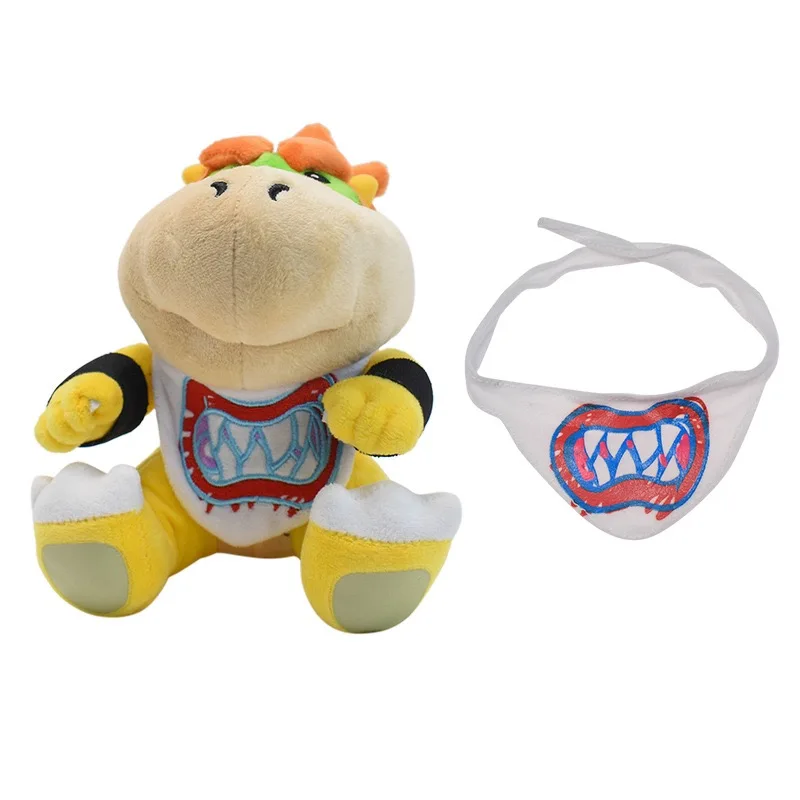 Super Mario Bowser Jr Plush Set Cute Nintendo Game Collectible Dolls - 2 Styles Koopa Baby Dragon Stuffed Toy Gift for Fans view 3