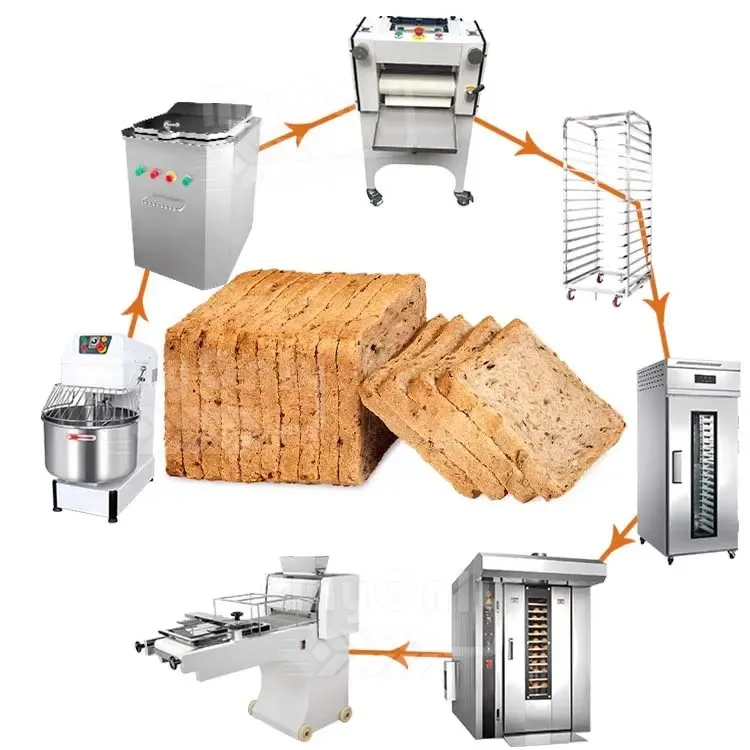 Factory Price Full Set Bread Making Machine Professional Baking Oven One-stop Solution Baking Equipment Bakery Equipment