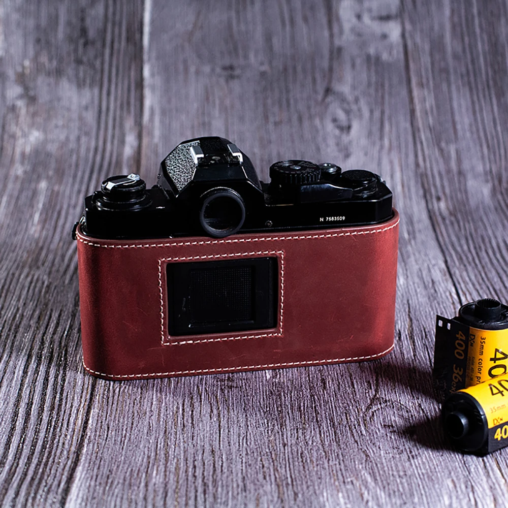 For Nikon FM2 FE2 FM2N FM2 Leather Protective Case For Camera Leather Camera Case Camera Accessories For Photography