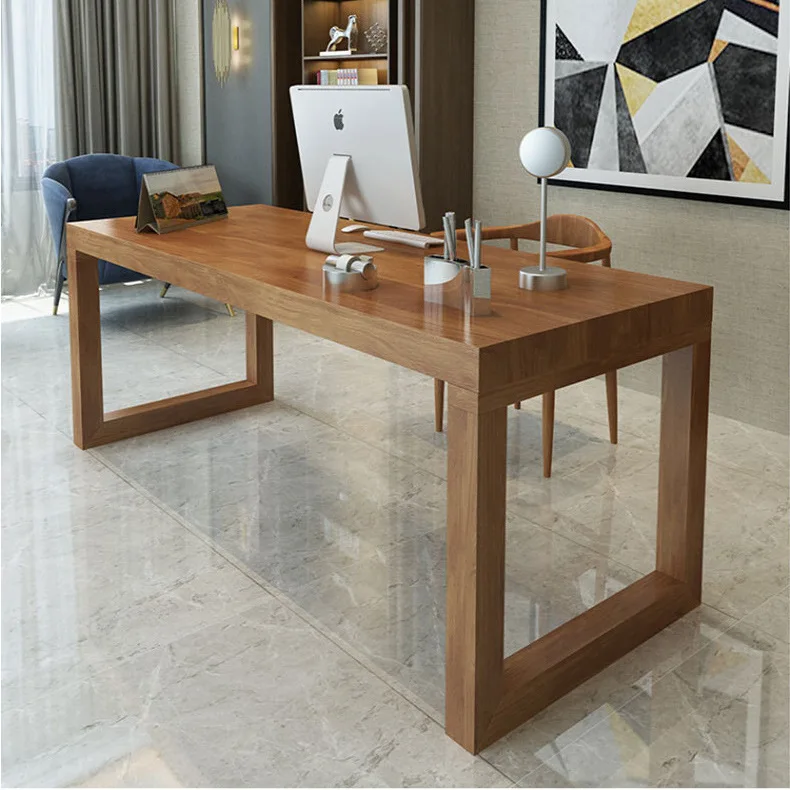 Solid wood computer desk desk desktop simple modern desk simple work writing