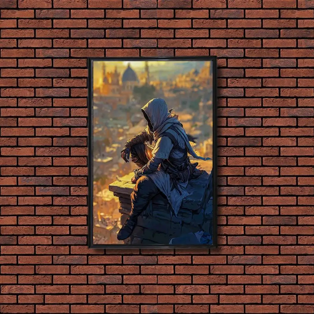 لعبة A-القتلة الرائعة CreedS عالية الجودة النوم غرفة المعيشة الجمالية الجدار الديكور اللوحة ملصق ملصقات هدية