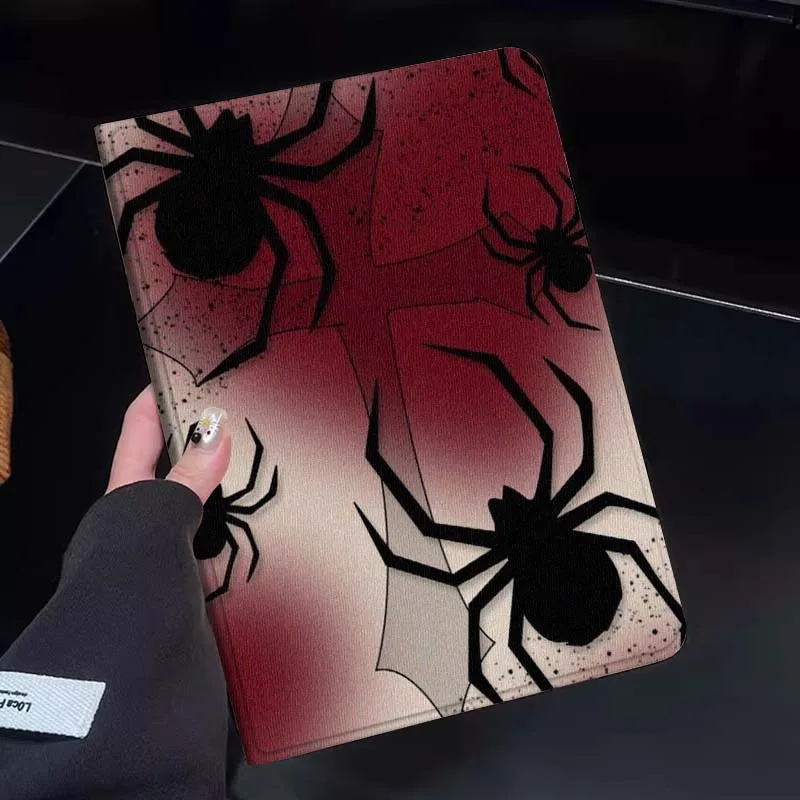 

Black Spider Web Cartoon Gift Tablet Case For Huawei Honor MatePad MediaPad Air 5 6 7 11 V6 V7 V8 V9 X9 X8 T10 T10s C5e T5