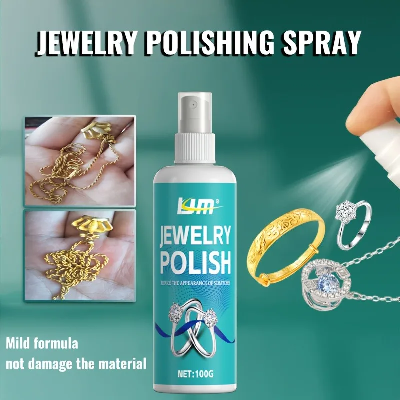 Jewelry Polishing Compound: 30s Tarnish/Oxide Remover for Watches/Accessories, Restores Shine – Home & Travel