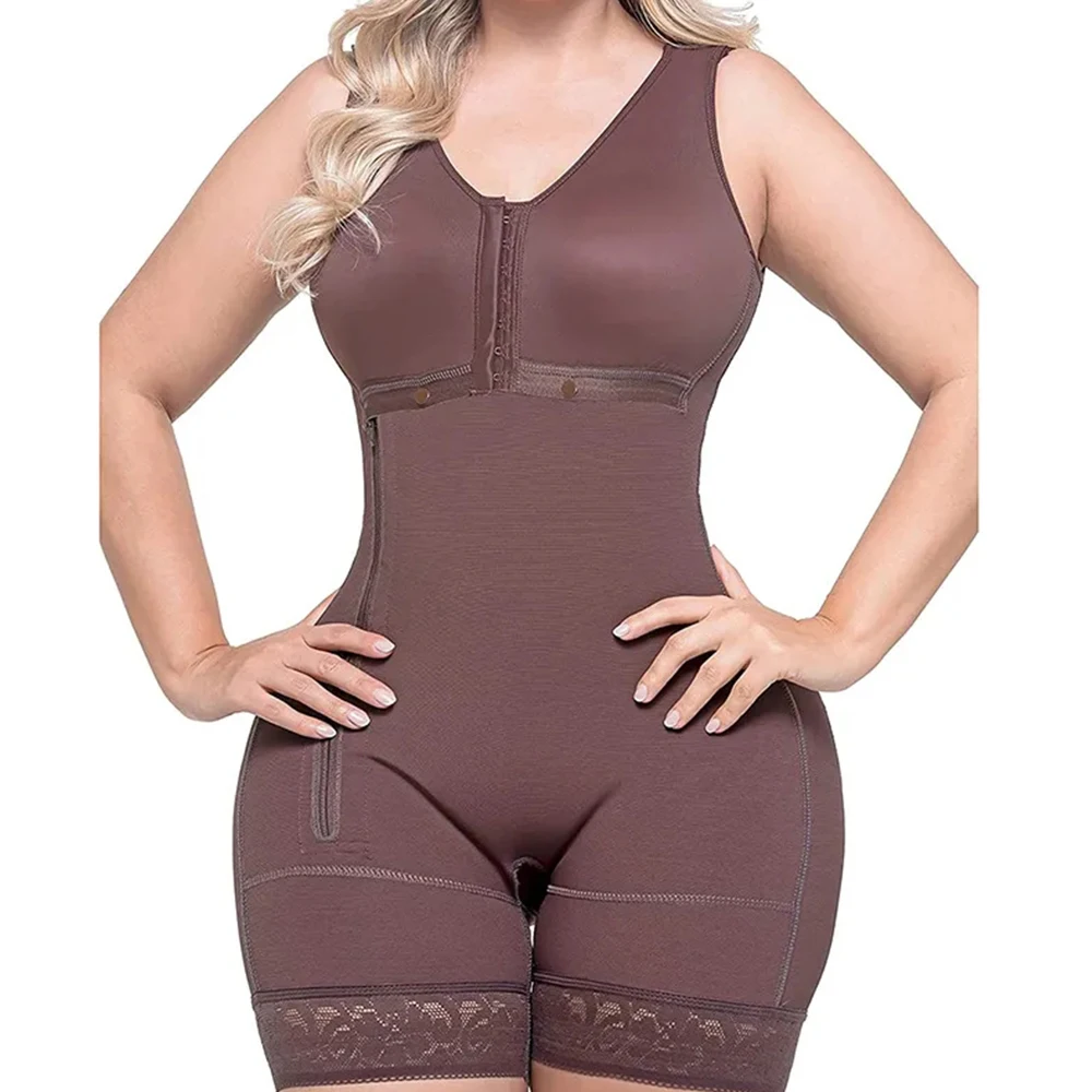 Body Shaper Faja Bodysuit Corset Top Bustier Original Colombian Girdles Postpartum Slimming Shapewear Women Underwear