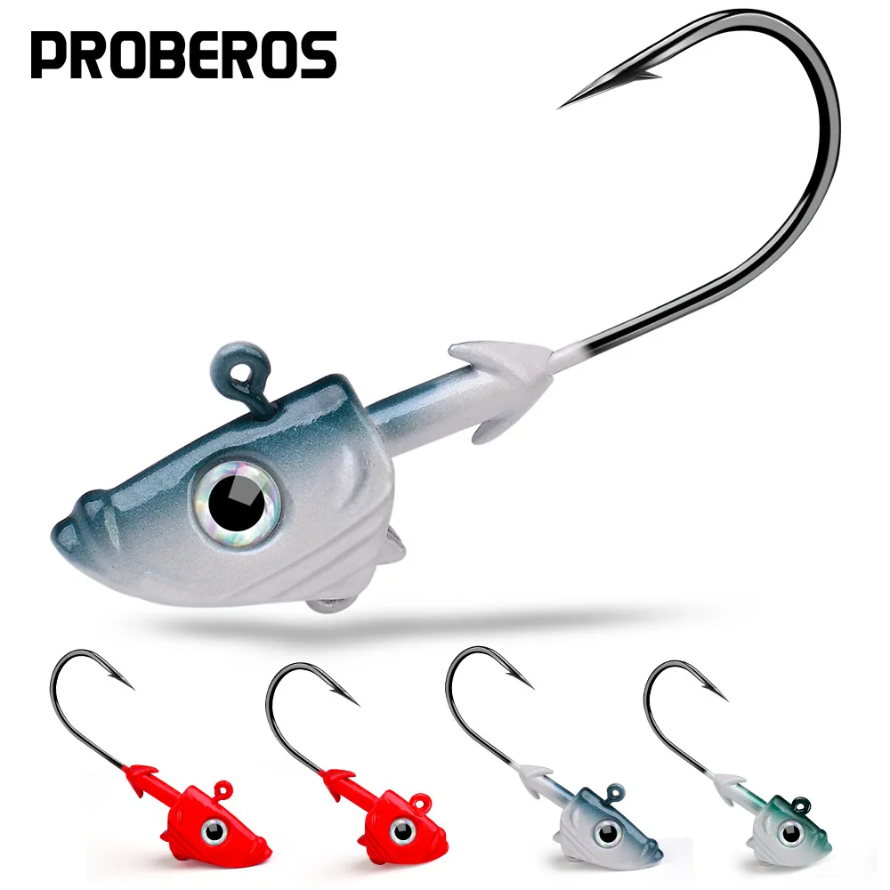 Fishing Lure Lead Head Hook Counterweight Soft Bait Anti-hanging Bottom Fish 21.5g Lure Fishing Gear Accessories