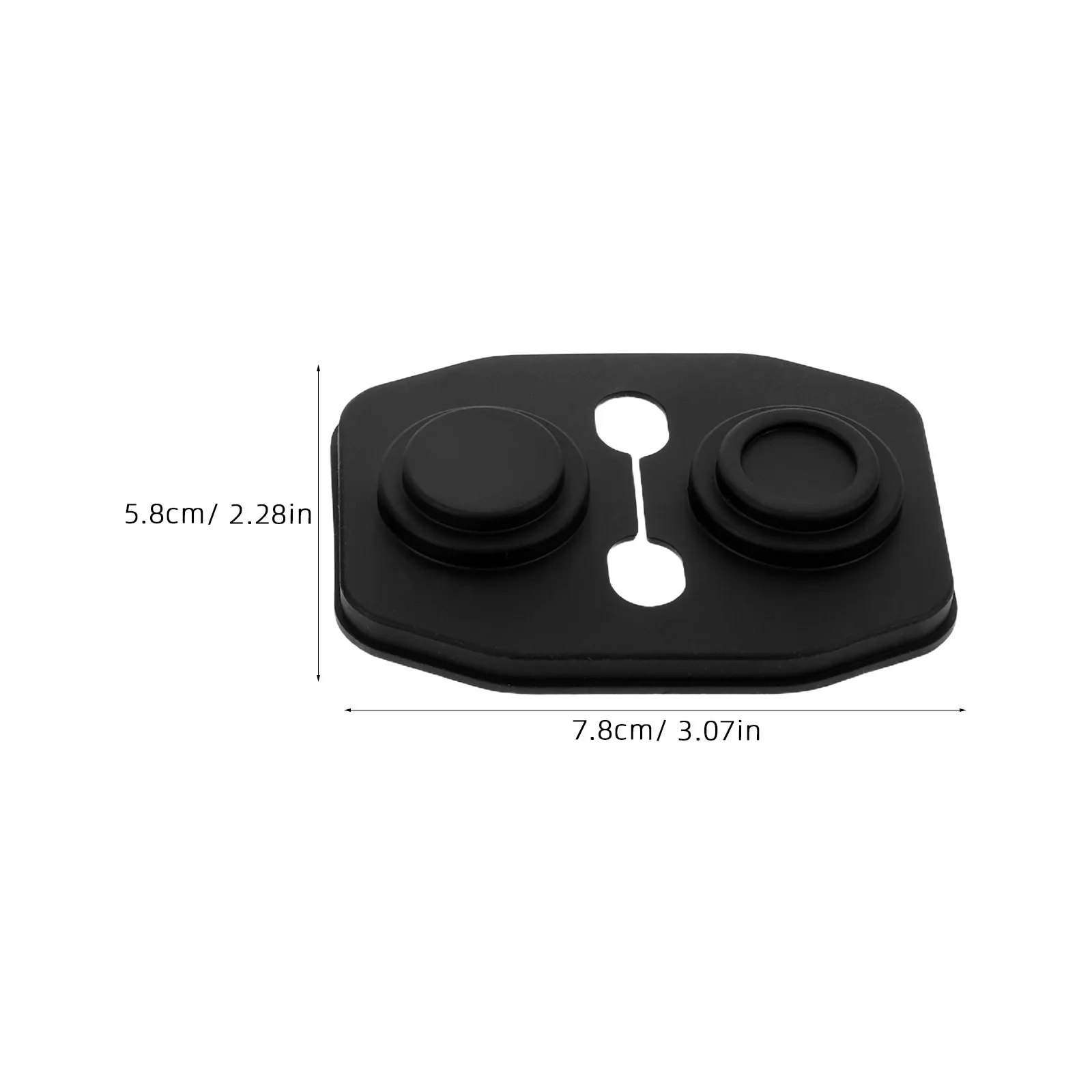 8Pcs Car Door Lock Buckle Protection Trim Cover Waterproof Silicone Noise Reduction Lock Guard Decor Car Side Latch Guard