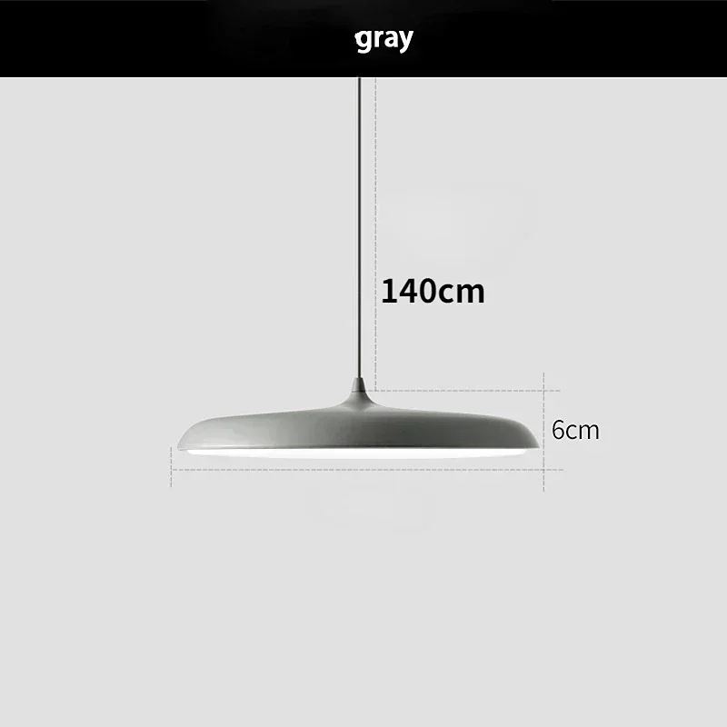 xiuxiu Moderne UFO Led Anhänger Licht Design Runde Innen Hängen Lampe Nordic Küche Esstisch Wohnzimmer Wohnkultur Suspension lampe 3