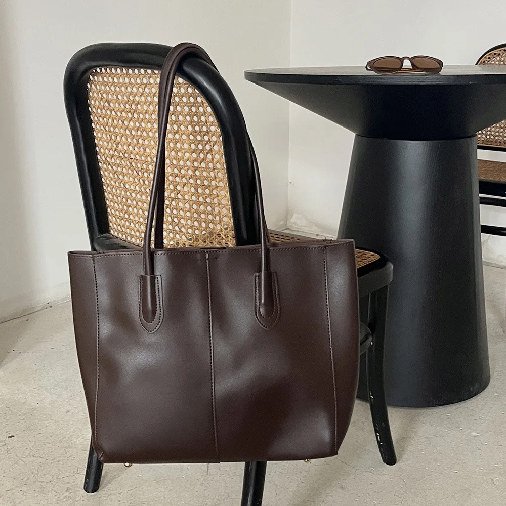 CGCBAG, bolso de mano de marca de lujo de diseñador a la moda para mujer, bolso cuadrado Simple sólido de gran capacidad, bolsos de cuero PU de alta calidad