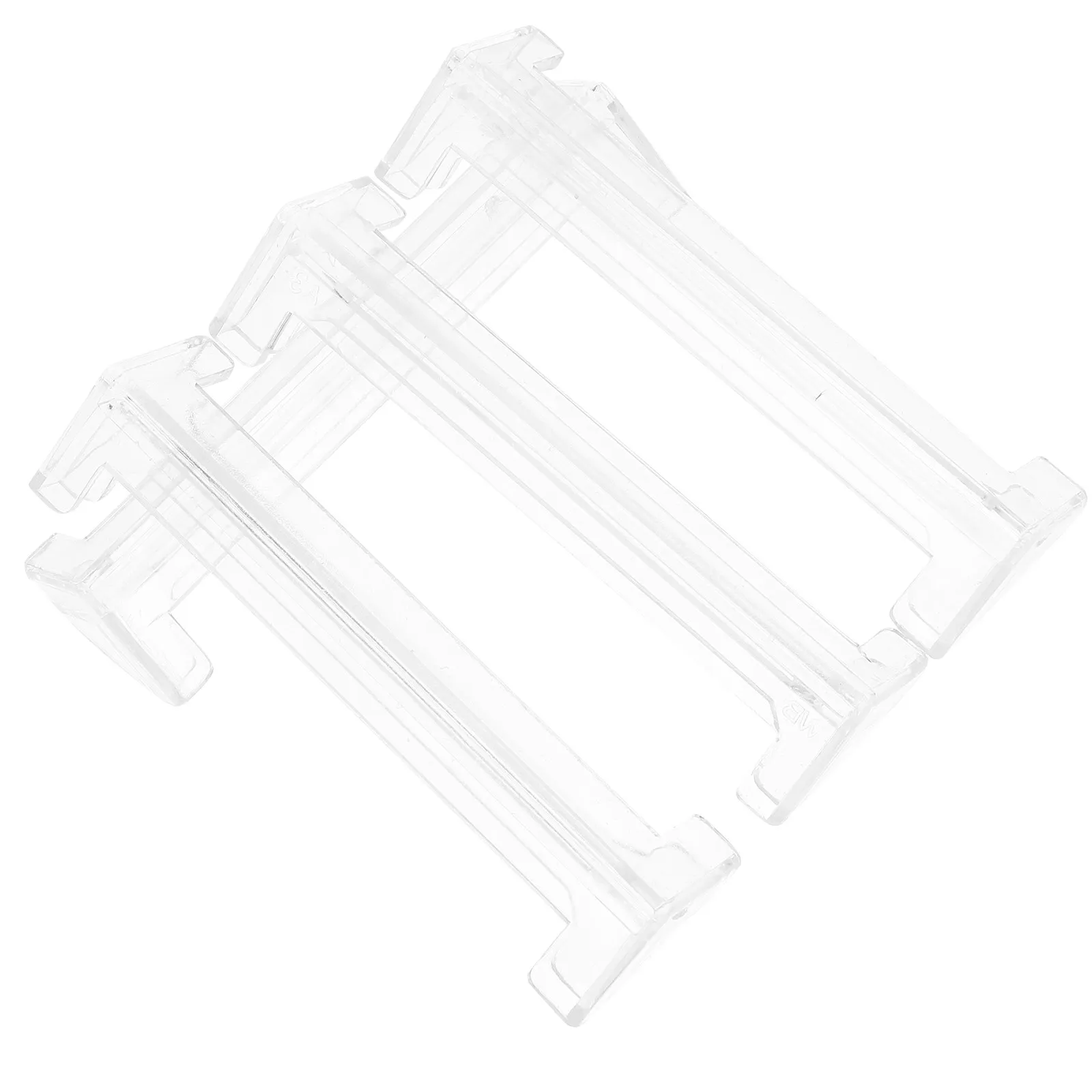 4Pcs Vertical Blind Connector Plastic Clear Valance Corner Adapter Dust Cover Vertical Blind Replacement Parts