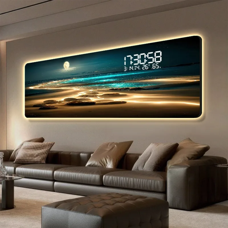 

Art Mural Big Size Wall Clocks Luxury Living Room Digital Modern Wall Watch Design Creative Horloge Murale Room Decorations