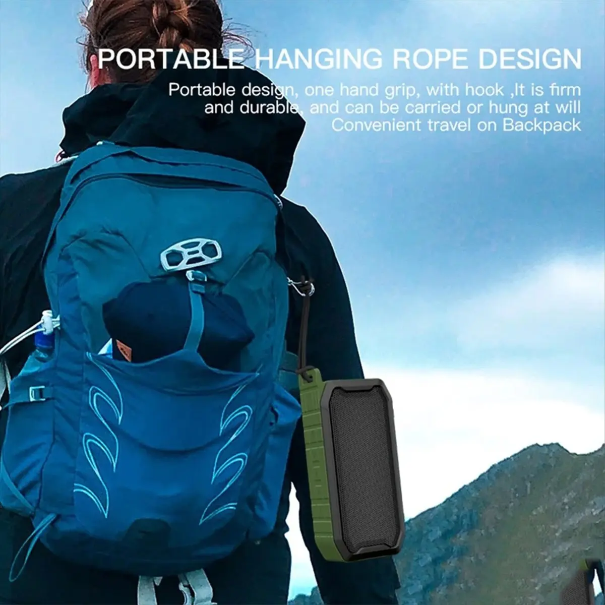 

Задоволенный портативный уличный Bluetooth-динамик, мощный сабвуфер, водонепроницаемый беспроводной музыкальный плеер, поддержка AUX TF-карты, красный