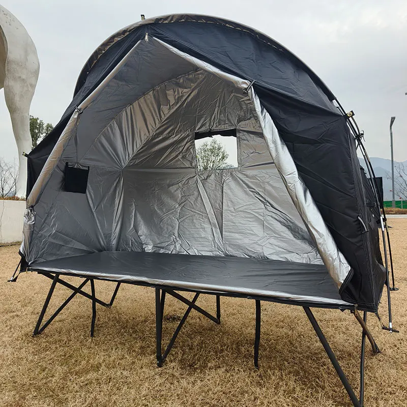 Portable Outdoor Haven:The Lightweight,Multifunctional Camping Tent Off-ground,Ultra-Lightweight 2kg+ Cot Bed Tent