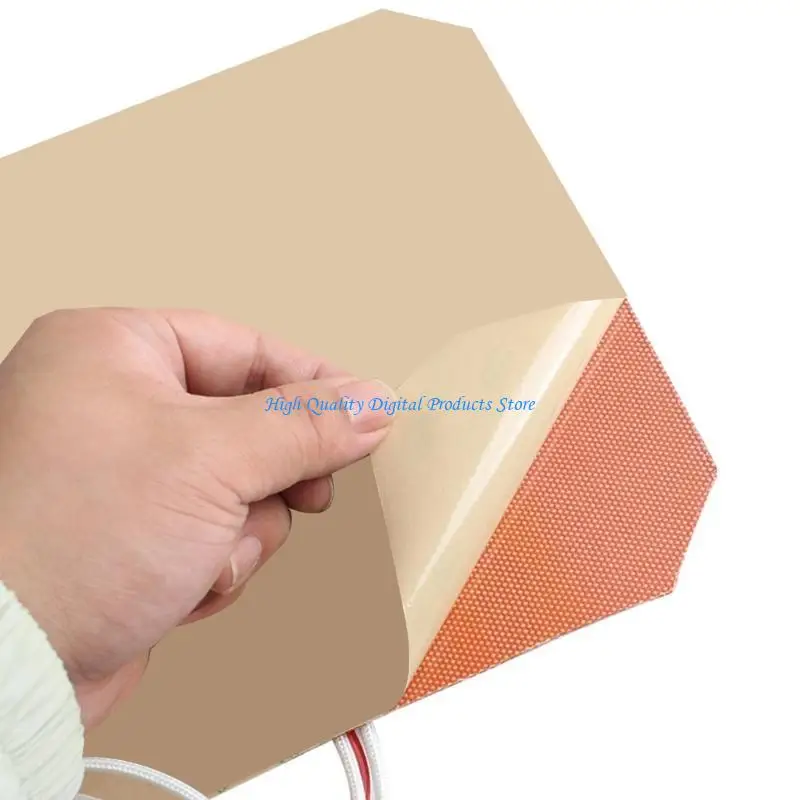 

U2JE Printers 12V 200W Silicone Heating Pad Heater Square Heat Bed for Anycubi