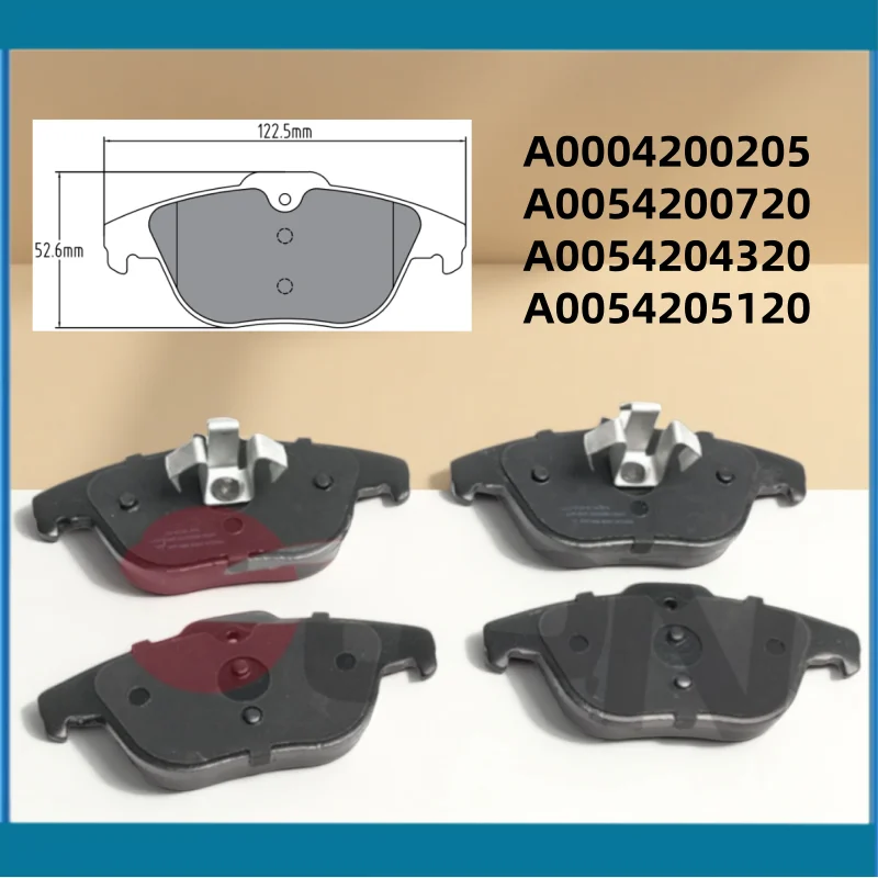 For Mercedes C180 C180K C200 C200K W204 S204 C204 rear brake pads A0004200205, A0054200720, A0054204320 / Auto Parts -59016