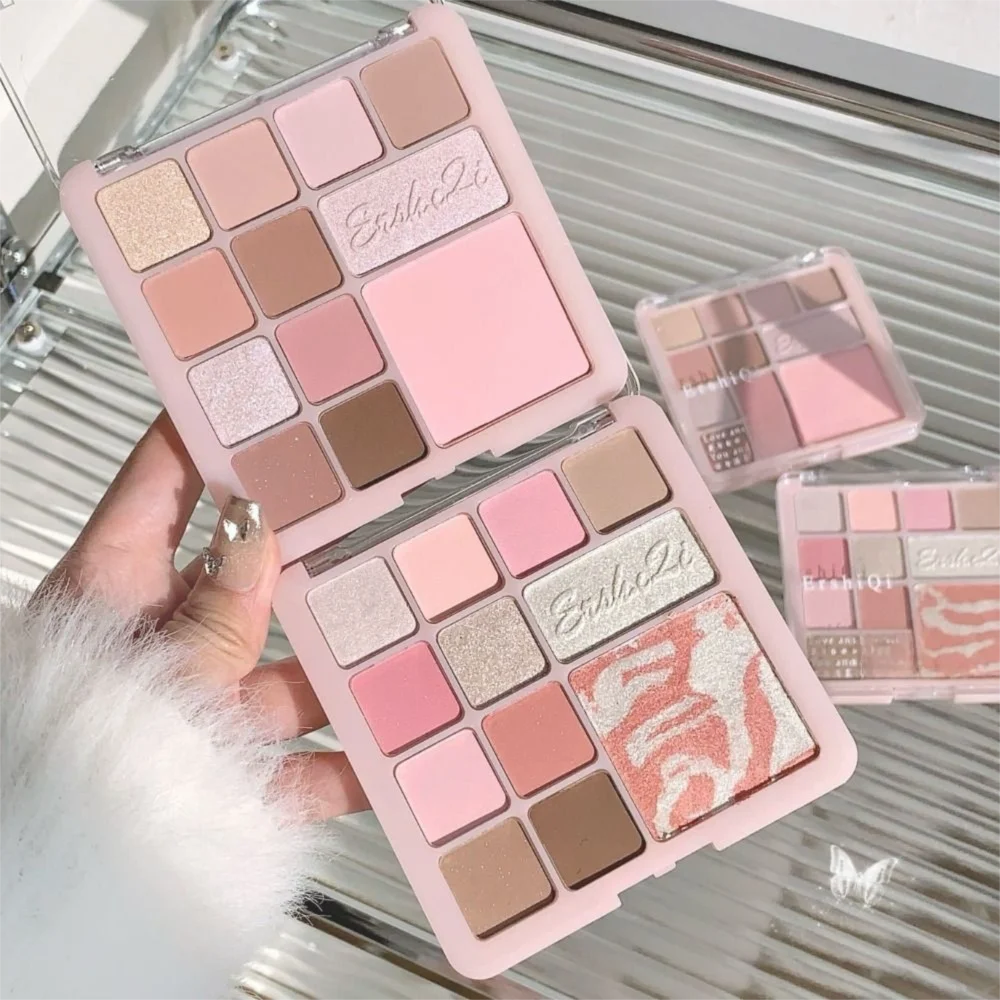 Nowa Paleta Cieni do Powiek 16 Kolorów Nude Blendable Matte Paleta Cieni do Powiek Narzędzie do Makijażu Oczu Długotrwałe Cienie do Powiek z Brokatem dla Dziewczyn