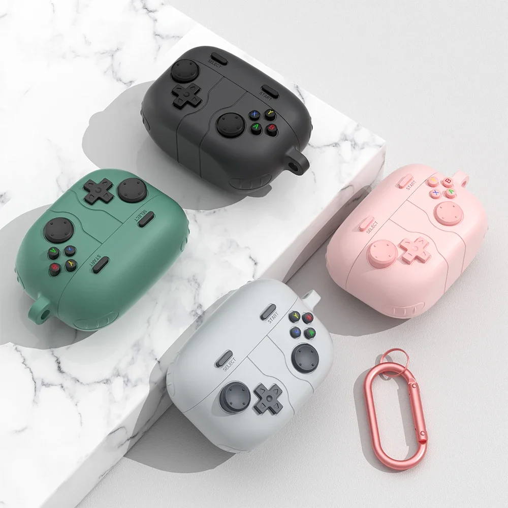 Funda para auriculares de dibujos animados GamePad 3D para Sony 1000xm5, bonitas fundas protectoras de silicona a prueba de golpes para Sony Linkbuds S con gancho
