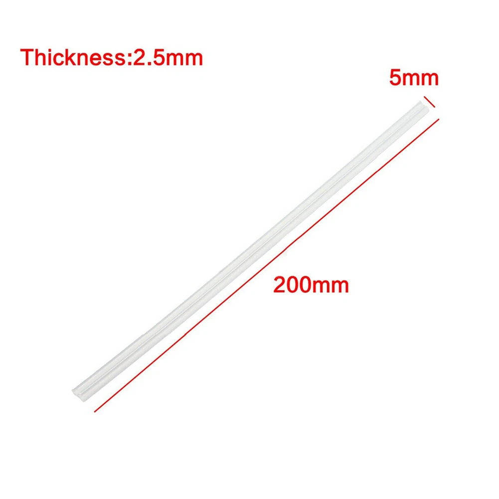 10 Stuks Plastic Lassen Staven 200Mm Lengte Abs Pp Pvc Pe Lassen Sticks 5X2Mm Voor Plastic weldering Solderen Supplies Grijs Wit