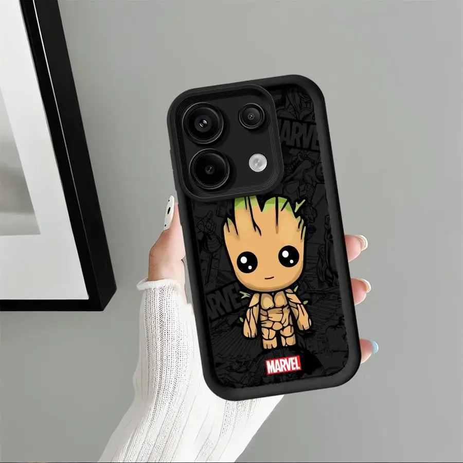 Marvel Spiderman Groot Soft TPU Phone Case for Xiaomi Mi 11 Lite 11T Pro