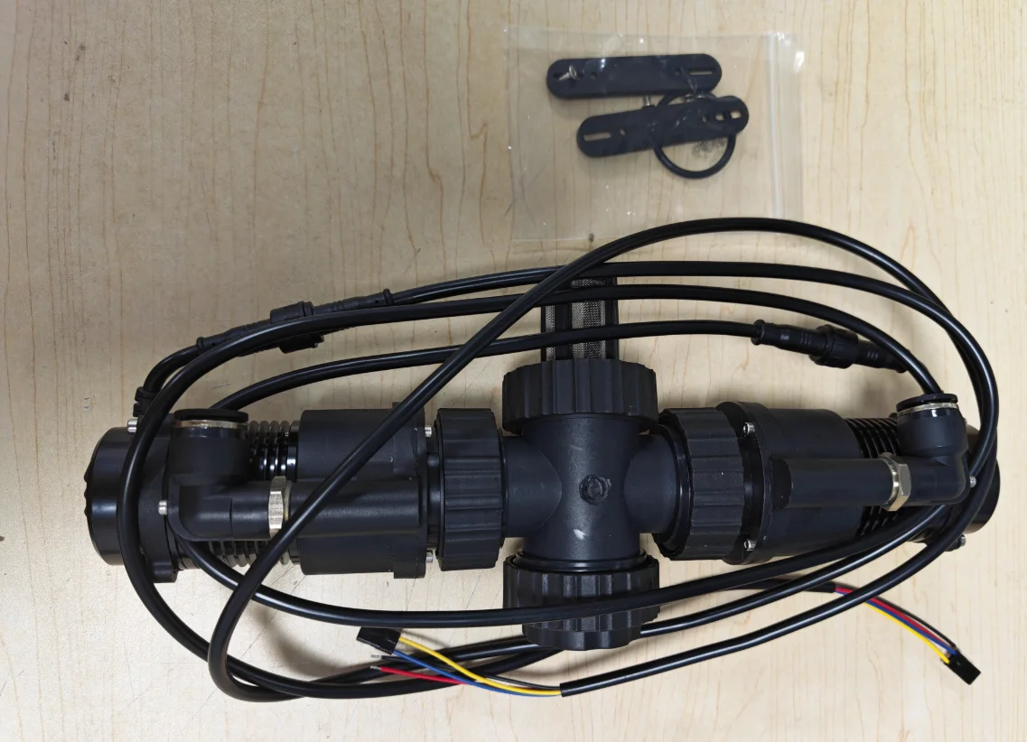 Dual Channel Impeller Flowmeter Quick Detach Structure Fast and Easy Cleaning for Plant Agriculture