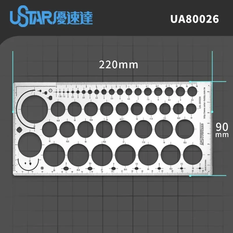 Ustar Hobby – outils de bricolage de modélisation, plaque de ligne de gravure, Kit de modèle en plastique, outil artisanal de Modification