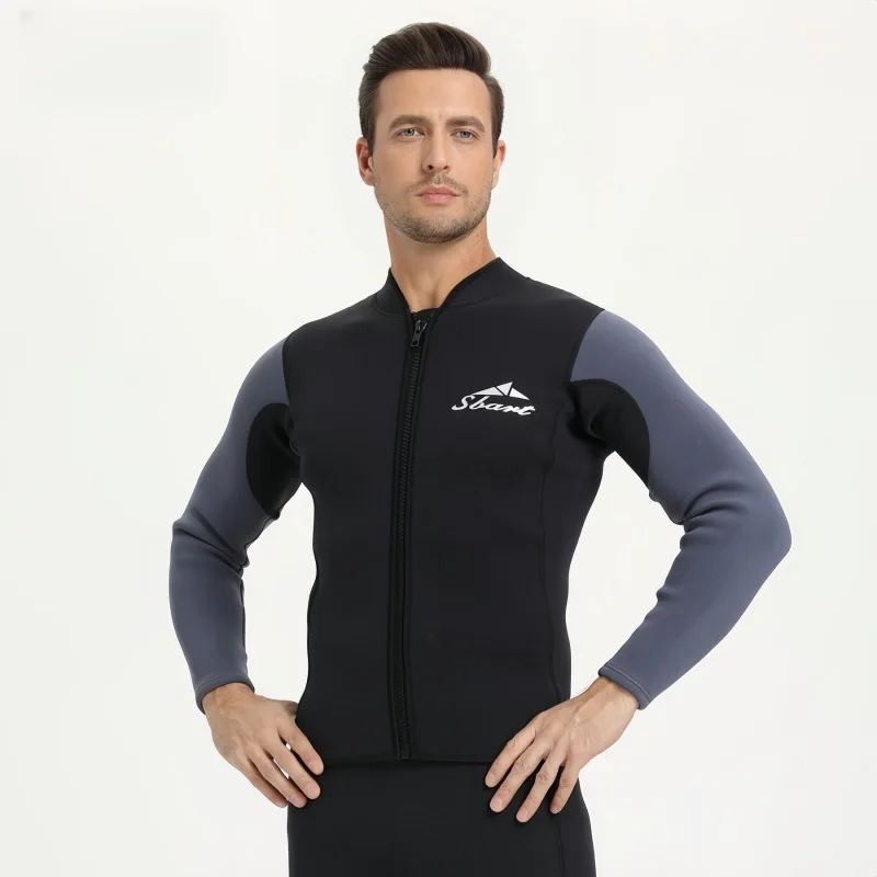 

Wetsuit Top or Bottom 3mm Long Sleeve Neoprene Jacket,Wetsuit Pants for Men Surfing Scuba Diving Suits Snorkeling Canoeing Shirt