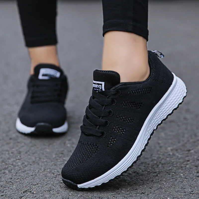 Chunky Sneakers Women Summer Breathable Female Shoes Mesh Flat Luxery Walking Casual Running Sports Shoes Plus Size Woman Shoes