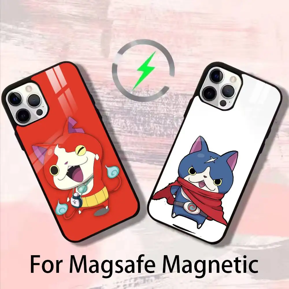 

Y-Yokai Game W-Watch Phone Case For iPhone 17,16,15,14,13,12,Plus,Pro,Max for Magsafe Magnetic Wireless Charging