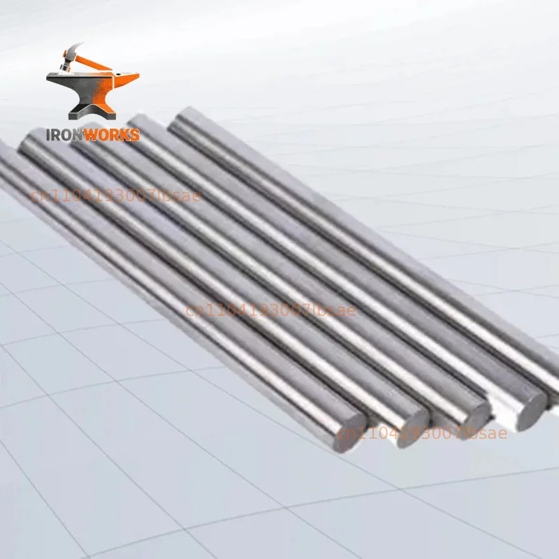 Iron rod, pure iron pillar. Diameter 1/2/3/4/5//6/8mm, length 100mm.