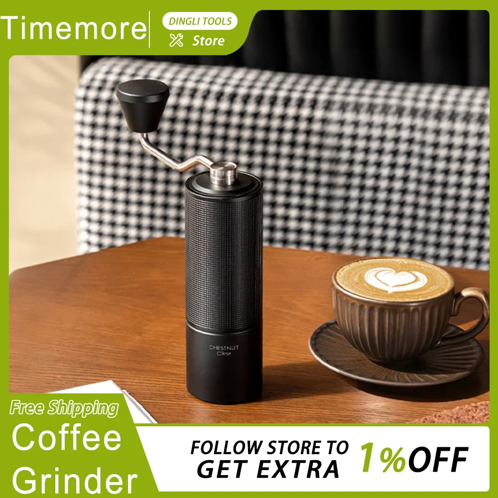 

Timemore Chestnut C3s/C3esp/C5esp Series Manual Coffee Grinder Adjustment Stainless Steel Portable Hand Grinder Barista Tool