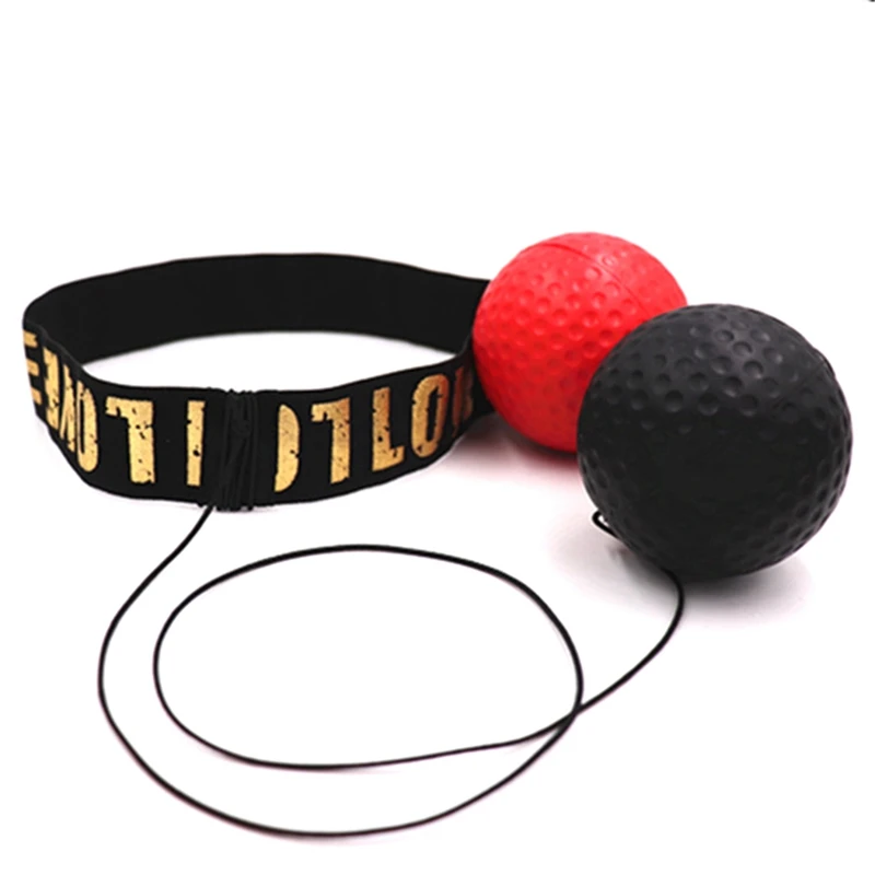 1 Set Boxing Reflex Speed Punch Ball Sanda Boxer Raising Reaction Force Hand Eye Training Set Stress Gym Boxing Exercise