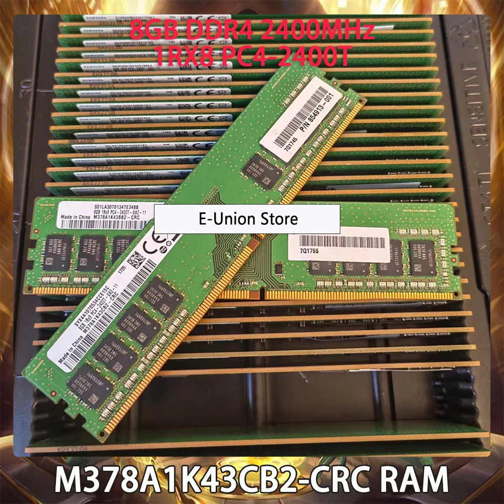 

2PCS M378A1K43CB2-CRC RAM For Samsung 8GB DDR4 2400MHz 1RX8 PC4-2400T Four-Generation Desktop Memory