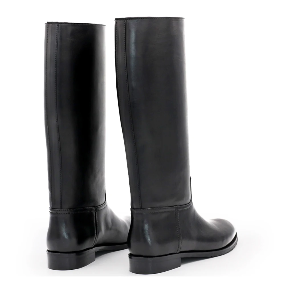 GERMAN Officer EM LEATHER COMBAT BOOTS Knight SHOES RIDING BOOTS
