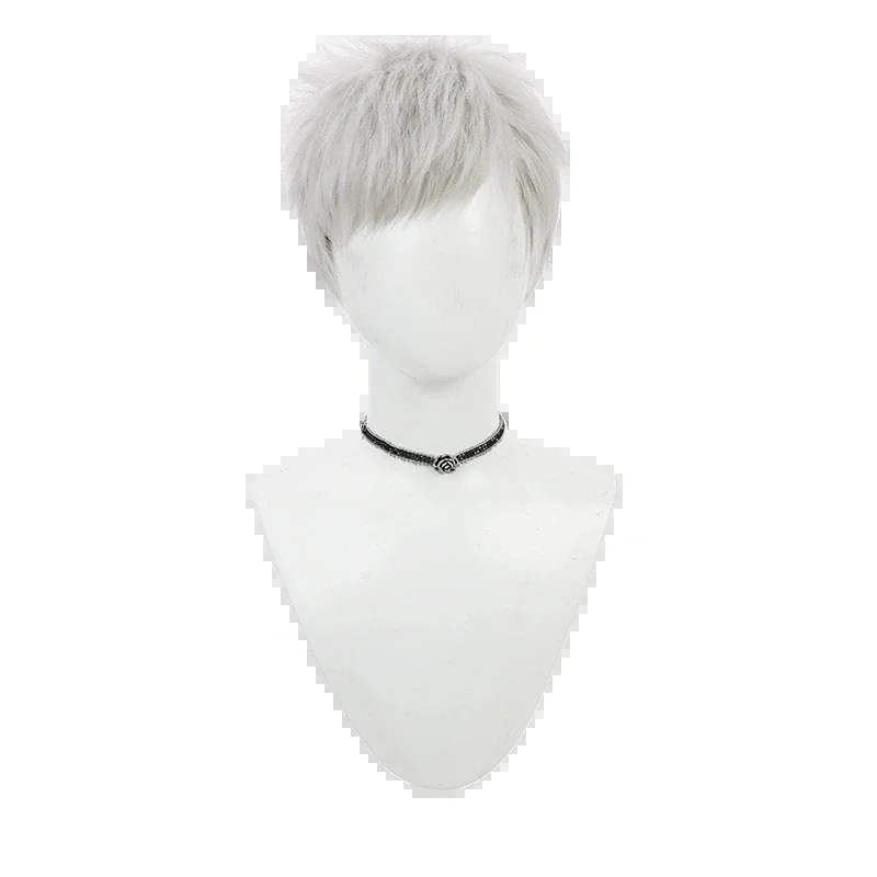 Anime PERSONA3 Shin Megami Tensei: Person 3 Sanada Akihiko Cosplay Wig Heat Resistant Synthetic Party Wig Cap