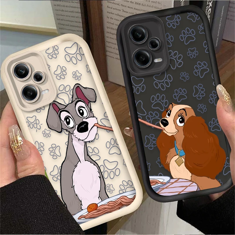 Мягкий чехол для телефона «Леди и Бродяга» для Xiaomi Redmi Note 13 14 12 11 Pro Plus 5G 12S 11S 10S 10 9 Redmi 14C 13C 12C 12 4G A3 A3X