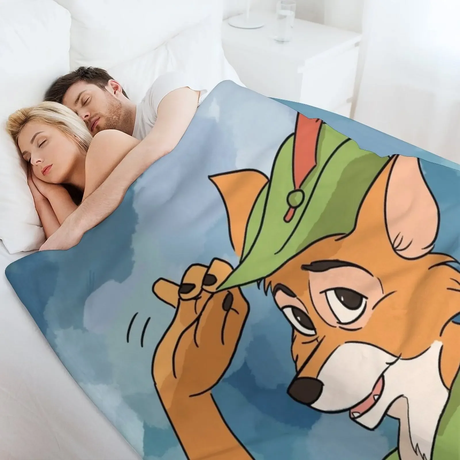 بطانيات روبن هود رمي البطانيات والأرائك المزخرفة العتيقة #4