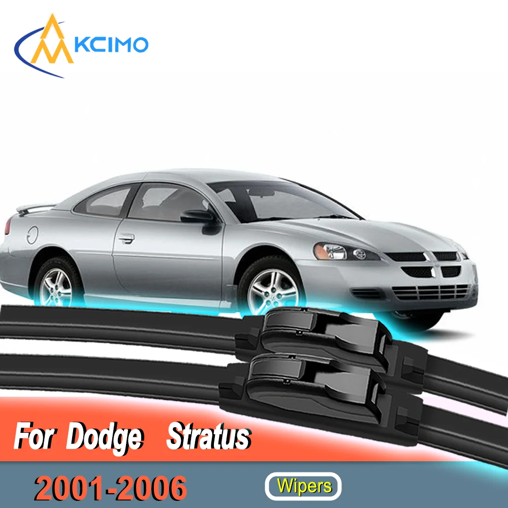 

2PCS Wiper Blades for Dodge Stratus 2001-2006 Front Windshield Accessories 2006 2005 2004 2003 2002 2001 Year