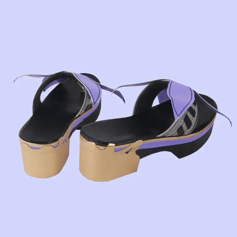 wiwiwi 123RealCos Sangonomiya Kokomi Shoes With Cute Bowknots Game Genshin Impact Cosplay Prop Halloween Carnival Boots - view 4
