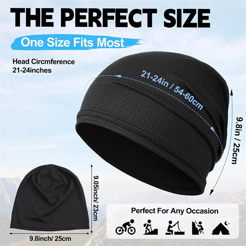 Skull Cap Helmet Liner - Topi Dalam Helm Bersepeda Pria, Penutup