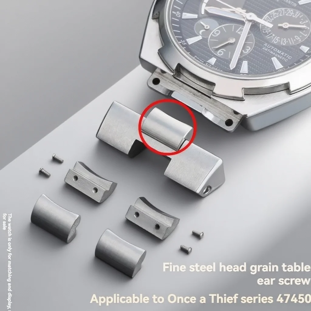 For Vacheron Constantin's Four Seas series 49150/47450 steel strap, stainless steel head, stainless steel strap, side screws