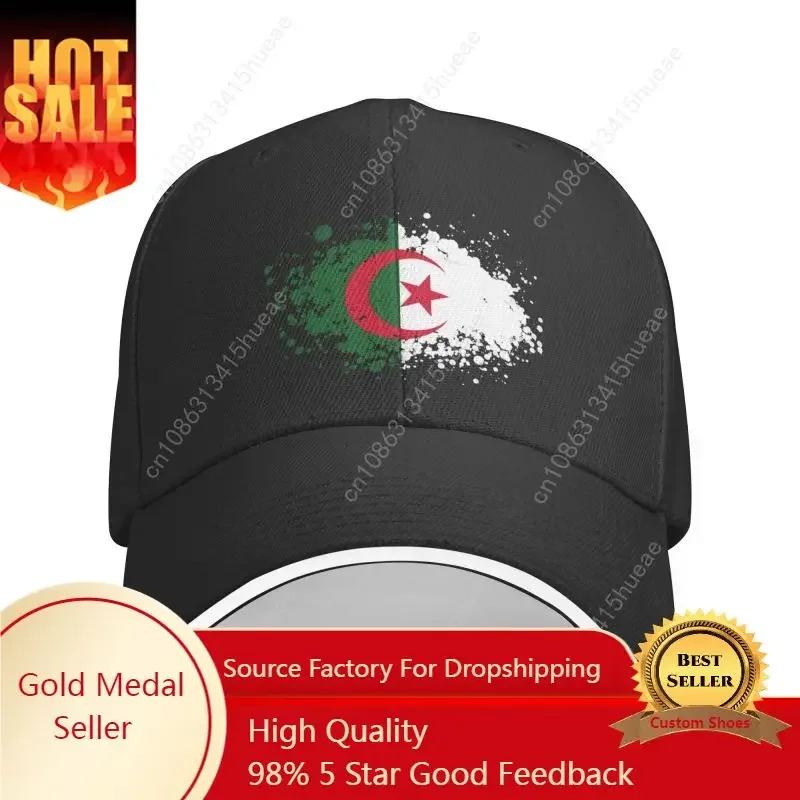 

Punk Algeria Motorcycle Baseball Cap Men Women Breathable Algerian Patriotic Dad Hat Sports