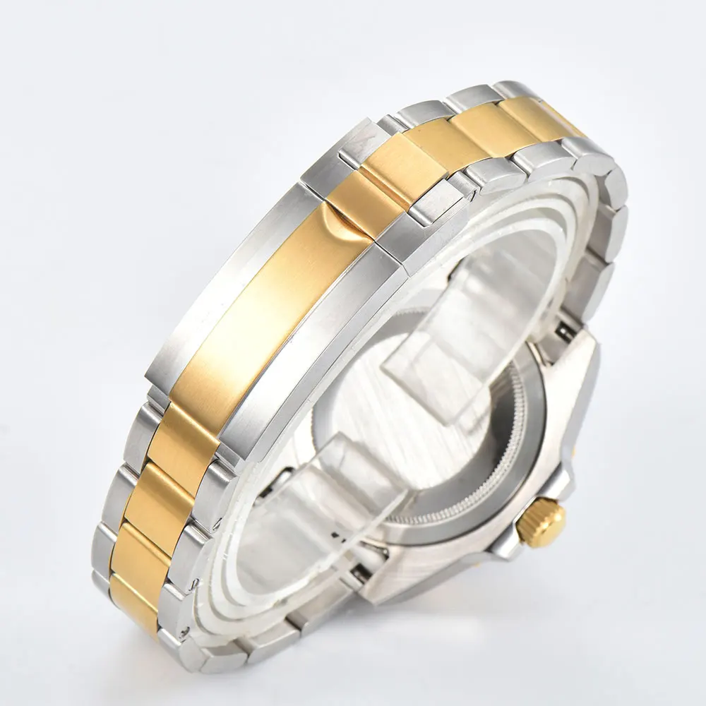 Orologio subacqueo da uomo da 40 mm NH35 movimento meccanico automatico vetro zaffiro orologio personalizzato da lavoro di lusso